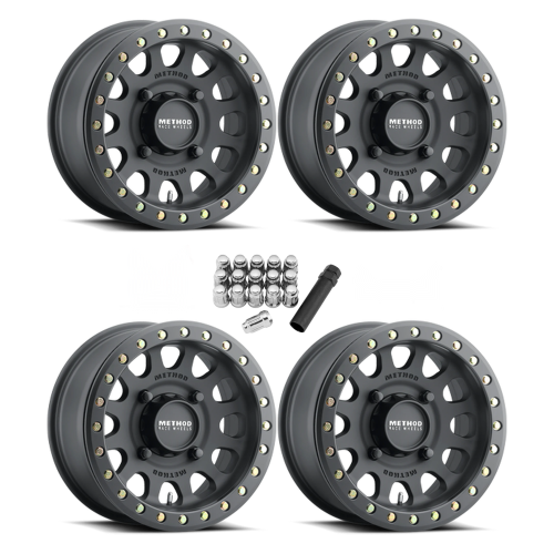Method 401 UTV Beadlock Matte Black 15x10 Wheel/Rim (Full Set) Method 401 UTV Beadlock Matte Black 15x10 Wheel/Rim (Full Set)