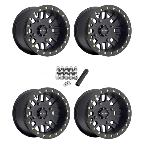 Method 406 UTV Beadlock Matte Black 14x10 Wheel/Rim (Full Set) Method 406 UTV Beadlock Matte Black 14x10 Wheel/Rim (Full Set)