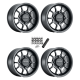Method 409 UTV Bead Grip Matte Black 15x10 Wheel/Rim (Full Set) Method 409 UTV Bead Grip Matte Black 15x10 Wheel/Rim (Full Set)