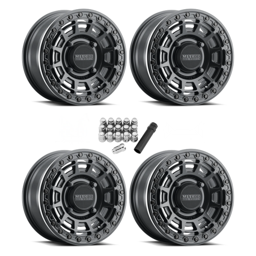 Method 415 UTV Beadlock Double Black 15x7 Wheel/Rim (Full Set)