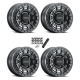 Method 415 UTV Beadlock Double Black 15x7 Wheel/Rim (Full Set)