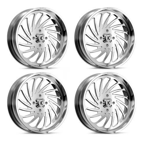 KG1 Forged KU023 Bender Polished 24x7 Wheel/Rim (Full Set) KG1 Forged KU023 Bender Polished 24x7 Wheel/Rim (Full Set)