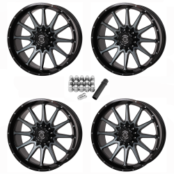 Frontline 762 Gloss Dark Tint 20x8 Wheels/Rims (Full Set)
