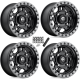 Fuel Off Road Anza D557 Matte Black w/ Anthracite Ring 15x7 Wheel/Rim (Full Set) Fuel Off Road Anza D557 Matte Black w/ Anthracite Ring 15x7 Wheel/Rim (Full Set)