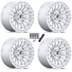 Fuel Off Road Rincon Machined 15x7 Beadlock Wheels/Rims (Full Set)