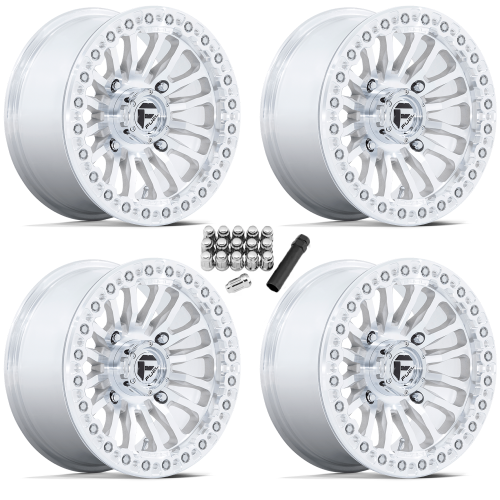 Fuel Off Road Rincon Machined 15x7 Beadlock Wheels/Rims (Full Set)