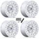 Fuel Off Road Rincon Machined 15x7 Beadlock Wheels/Rims (Full Set)