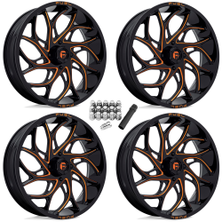 Fuel Off Road Runner Candy Orange 20x7 Wheels/Rims (Full Set)