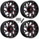 Fuel Off Road Runner Candy Red 18x7 Wheels/Rims (Full Set) Fuel Off Road Runner Candy Red 18x7 Wheels/Rims (Full Set)