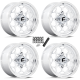Fuel Off Road Sceptor Polished 15x7 Forged Wheels/Rims (Full Set)