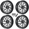 Fuel Off Road Triton Milled 20x7 Wheels/Rims (Full Set)