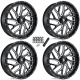 Fuel Off Road Triton Milled 20x7 Wheels/Rims (Full Set) Fuel Off Road Triton Milled 20x7 Wheels/Rims (Full Set)