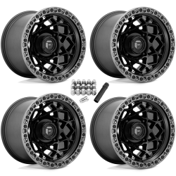 Fuel Off Road Unit D783 Matte Black 15x7 Wheels/Rims (Full Set)