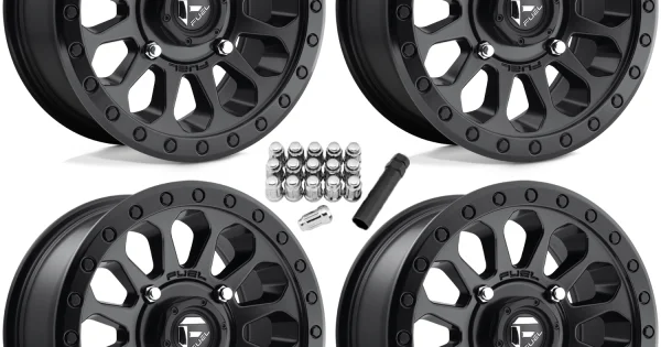 Fuel Off-Road Vector D579 Matte Black 15x7 Wheel/Rim (Full Set)