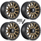 Fuel Off Road Vector D600 Bronze 14x7 Wheel/Rim (Full Set) Fuel Off Road Vector D600 Bronze 14x7 Wheel/Rim (Full Set)
