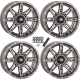 High Lifter HL22 Gunmetal Grey 14x7 Wheels/Rims (Full Set) High Lifter HL22 Gunmetal Grey 14x7 Wheels/Rims (Full Set)