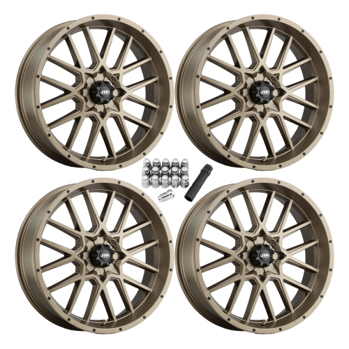 ITP Hurricane Bronze 20x6.5 Wheels/Rims (Full Set) ITP Hurricane Bronze 20x6.5 Wheels/Rims (Full Set)