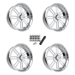 JTX Forged Bayonet Polished 22x7 Wheel/Rim (Full Set) JTX Forged Bayonet Polished 22x7 Wheel/Rim (Full Set)