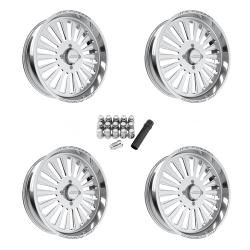 JTX Forged Cosmo Polished 22x7 Wheel/Rim (Full Set) JTX Forged Cosmo Polished 22x7 Wheel/Rim (Full Set)