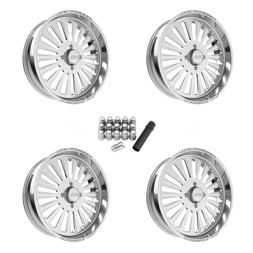 JTX Forged Cosmo Polished 24x7 Wheel/Rim (Full Set)