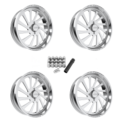 JTX Forged Cycle Polished 22x7 Wheel/Rim (Full Set) JTX Forged Cycle Polished 22x7 Wheel/Rim (Full Set)