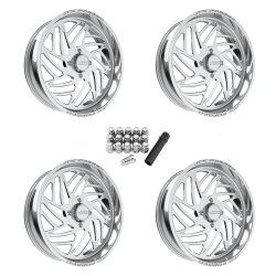 JTX Forged Dao Polished 22x7 Wheel/Rim (Full Set) JTX Forged Dao Polished 22x7 Wheel/Rim (Full Set)