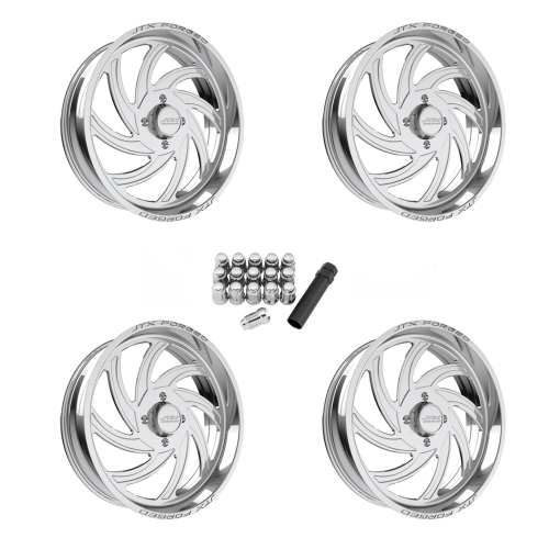 JTX Forged Orbit Polished 24x7 Wheel/Rim (Full Set) JTX Forged Orbit Polished 24x7 Wheel/Rim (Full Set)