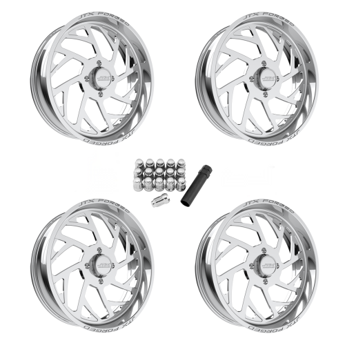 JTX Forged Wicked Polished 24x7 Wheel/Rim (Full Set)