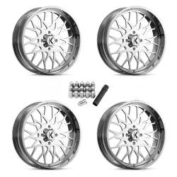 KG1 Forged KU019 Torture Polished 22x7 Wheel/Rim (Full Set) KG1 Forged KU019 Torture Polished 22x7 Wheel/Rim (Full Set)