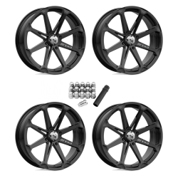MSA M12 Diesel Gloss Black 18x7 Wheels/Rims (Full Set)