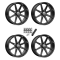 MSA M12 Diesel Gloss Black 22x7 Wheels/Rims (Full Set)