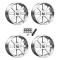 MSA M34 Flash Chrome 18x7 Wheels/Rims (Full Set)
