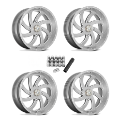 MSA M36 Switch Brushed Titanium 22x7 Wheels/Rims (Full Set) MSA M36 Switch Brushed Titanium 22x7 Wheels/Rims (Full Set)