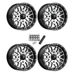 MSA M38 Brute Machined 14x7 Wheels/Rims (Full Set) MSA M38 Brute Machined 14x7 Wheels/Rims (Full Set)