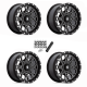 MSA M45 Portal Gloss Black Milled 14x7 Wheels/Rims (Full Set) MSA M45 Portal Gloss Black Milled 14x7 Wheels/Rims (Full Set)