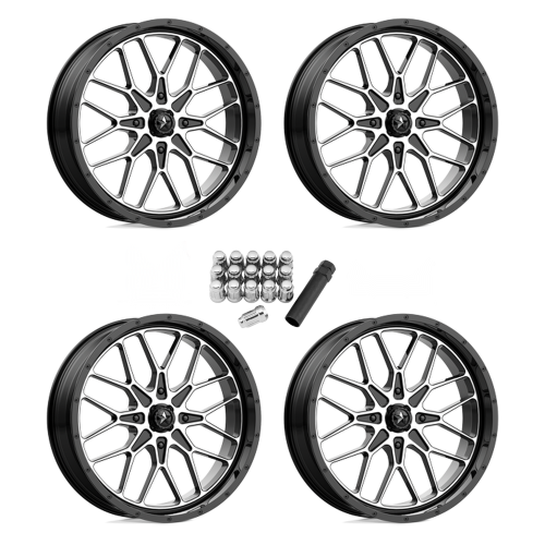MSA M45 Portal Machined 24x7 Wheels/Rims (Full Set)