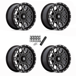 MSA M45 Portal Gloss Black Milled 24x7 Wheels/Rims (Full Set) MSA M45 Portal Gloss Black Milled 24x7 Wheels/Rims (Full Set)