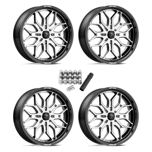 MSA M47 Sniper Machined 20x7 Wheels/Rims (Full Set) MSA M47 Sniper Machined 20x7 Wheels/Rims (Full Set)