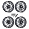MSA M50 Clubber Machined 24x7 Wheels/Rims (Full Set)