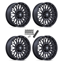 MSA M50 Clubber Matte Black DDT 14x7 Wheels/Rims (Full Set) MSA M50 Clubber Matte Black DDT 14x7 Wheels/Rims (Full Set)