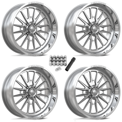 MSA Breakout Polished 24x10 Forged Wheels/Rims (Full Set)