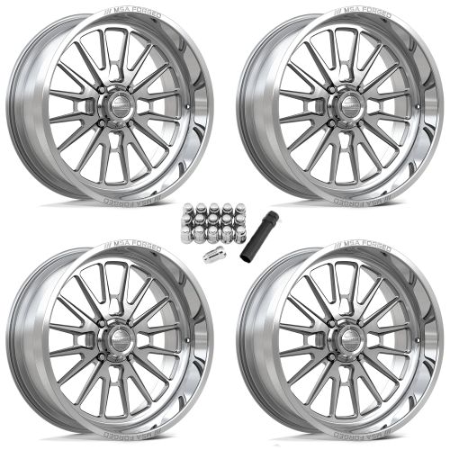 MSA Breakout Polished 24x10 Forged Wheels/Rims (Full Set) MSA Breakout Polished 24x10 Forged Wheels/Rims (Full Set)