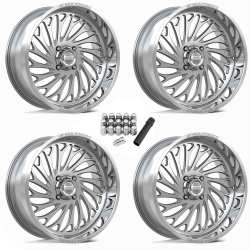 MSA Coil Polished 24x10 Forged Wheels/Rims (Full Set)