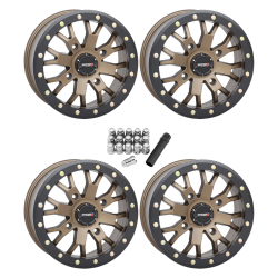 System 3 Offroad SB-4 Bronze 14x7 Beadlock Wheels/Rims (Full Set) System 3 Offroad SB-4 Bronze 14x7 Beadlock Wheels/Rims (Full Set)