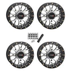 System 3 Offroad ST-3 Machined 14x7 Wheels/Rims (Full Set)