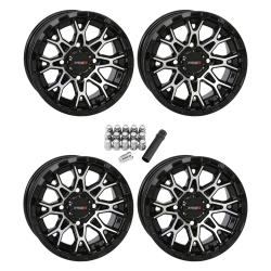 System 3 Offroad ST-6 Machined 14x7 Wheels/Rims (Full Set)
