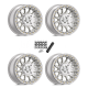 Valor Off Road V09 15x7 Raw Machined Beadlock Wheel/Rim (Full Set)
