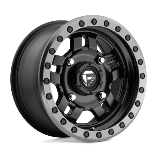 Fuel Off Road Anza D557 Matte Black w/ Anthracite Ring 15x7 Wheel/Rim (Full Set) Fuel Off Road Anza D557 Matte Black w/ Anthracite Ring 15x7 Wheel/Rim (Full Set)