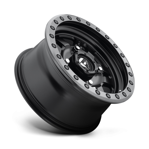 Fuel Off Road Anza D557 Matte Black w/ Anthracite Ring 15x7 Wheel/Rim (Full Set) Fuel Off Road Anza D557 Matte Black w/ Anthracite Ring 15x7 Wheel/Rim (Full Set)