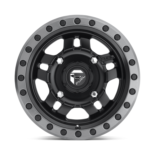 Fuel Off Road Anza D557 Matte Black w/ Anthracite Ring 15x7 Wheel/Rim (Full Set) Fuel Off Road Anza D557 Matte Black w/ Anthracite Ring 15x7 Wheel/Rim (Full Set)